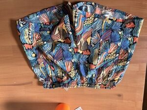 Patagonia Multi Seashell Print Cropped Swim Trunks XS